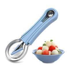 4 In 1 Stainless Steel Melon Baller Scoop Set