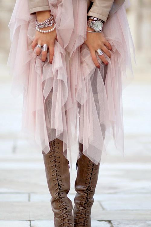 Lovely Pink Tulle Skirt