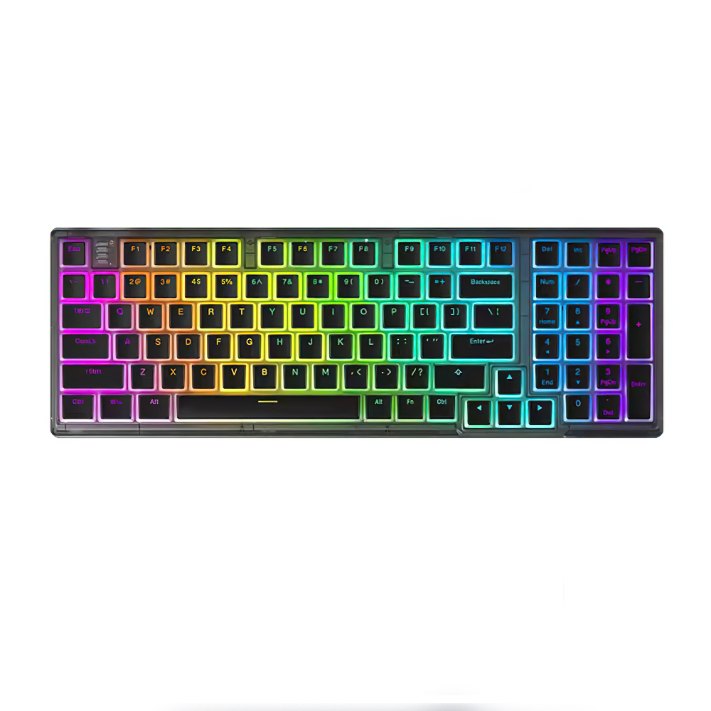 Darmoshark K7 Pro Hot-swappable RGB Wireless 2.4G Bluetooth Pbt 98 Keys Mechanical Gaming Keyboard