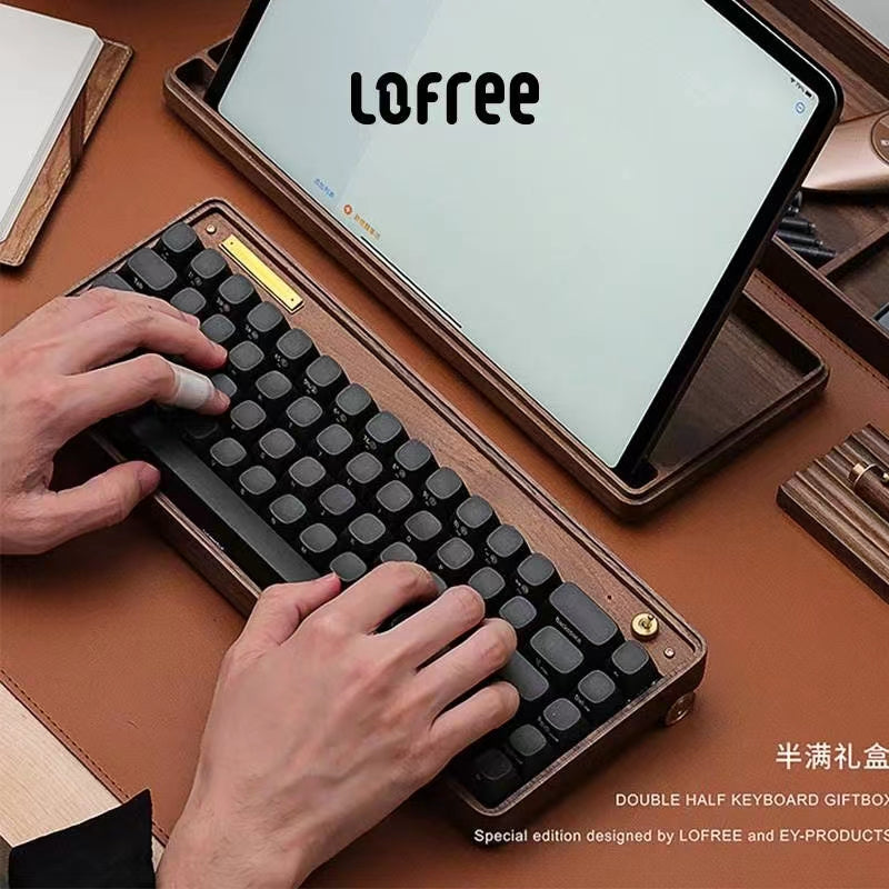 Lofree Half-full Mechanical Keyboard With Gift Box