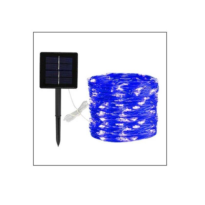 Solar-Lichterkette für den Außenbereich, 8 Modi, 20 m, 200 LEDs, Solarstrom, Lichterkette, Lichterkette, Party, Hochzeit, Dekoration, Garten 