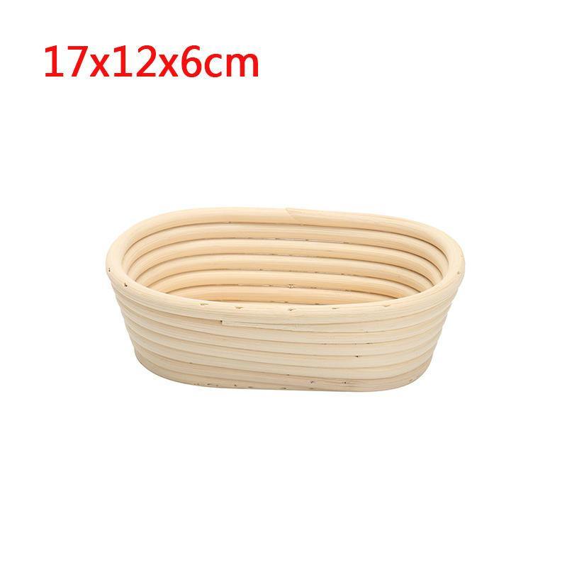 Long Oval Banneton Bread Dough Proofing Rattan Brotform Storage Baskets Loaf Proving Rising 4 Sizes