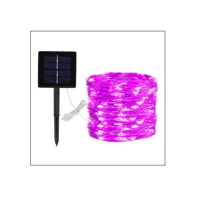 Solar-Lichterkette für den Außenbereich, 8 Modi, 20 m, 200 LEDs, Solarstrom, Lichterkette, Lichterkette, Party, Hochzeit, Dekoration, Garten 