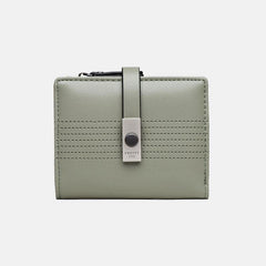 Damen 6 Kartenfächer Bifold Solid Short Wallet Geldbörse 