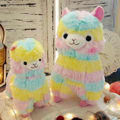 Peluche Kawaii Alpaca Arco Iris