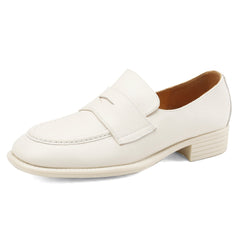 Loafers for Women Slip On Casual Flats Driving Leather Shoes