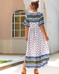 Bohemian early autumn dress