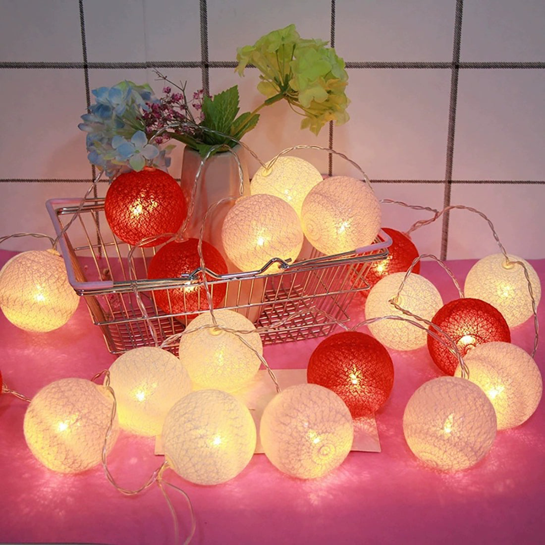 Bunte mystische Fairy Ball Lights