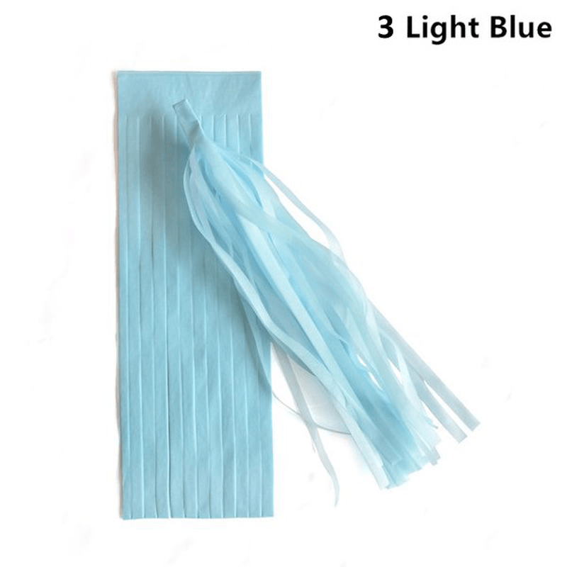 14 Inch Tissue Paper Tassel Garland Birthdays Party Decorations Event Gift Pack Balloon Accessoriess