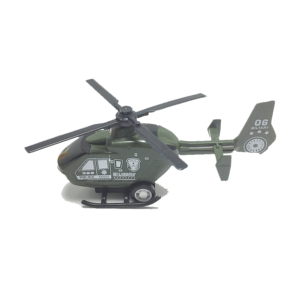 Simulation Mini Pullback Kunststoff Hubschrauber Dekoration Diecast Modell Spielzeug