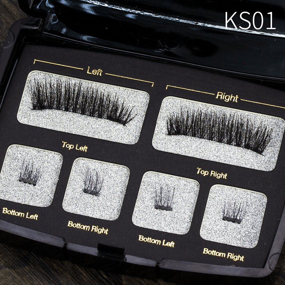 6Pcs Magnetic False Eyelash Set Lengthening Eyelash Acrylic Scorpion Eyelashes