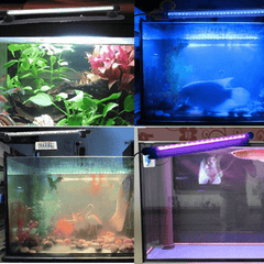 112CM 13.4W IP68 Waterproof 66PCS LED Aquarium Light RGB Remote LED Fish Tank Light Submersible