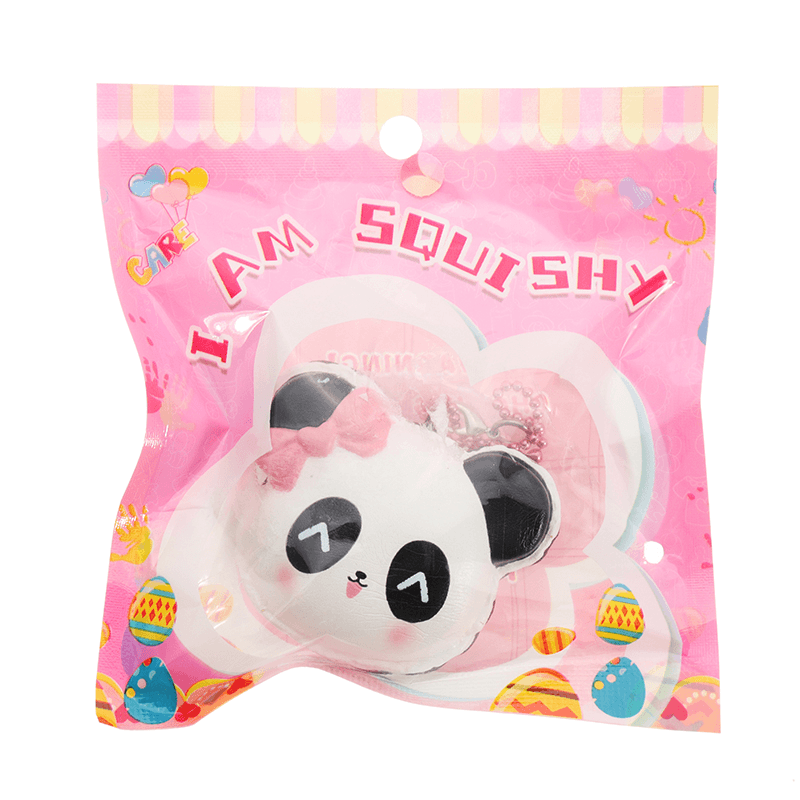 I Am Squishy Panda Face Head Squishy 14.5Cm Slow Rising with Packaging Collection Gift Soft Toy