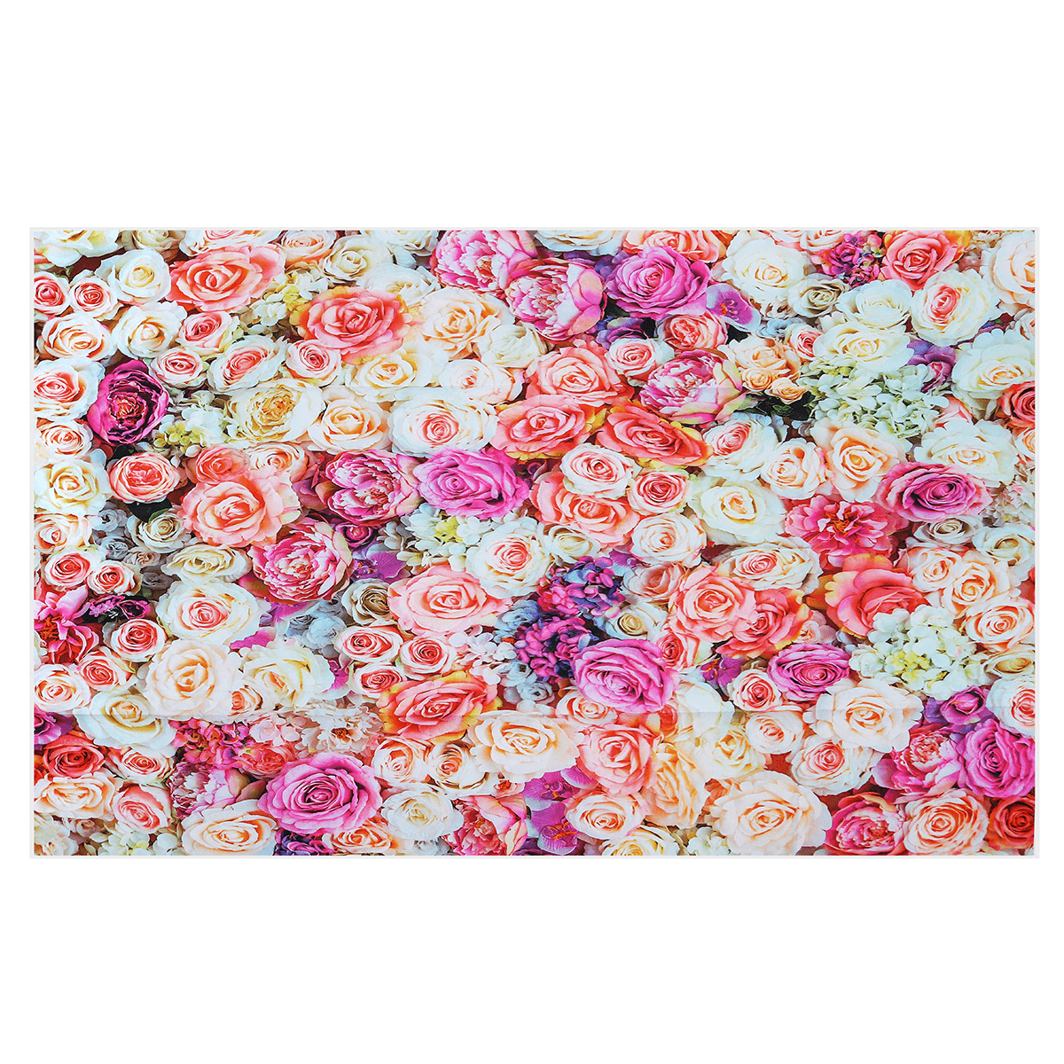 3X5Ft 5X7Ft Vinyl Flower Rose Wall Photography Backdrop Background Studio Prop