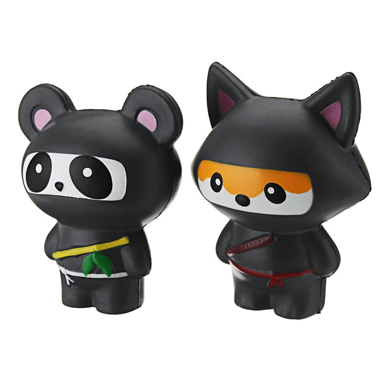 14 Cm Simpatico Jumbo Squishy Ninja Cat Fox Panda Profumato Super Slow Rising Kids Toy Gift