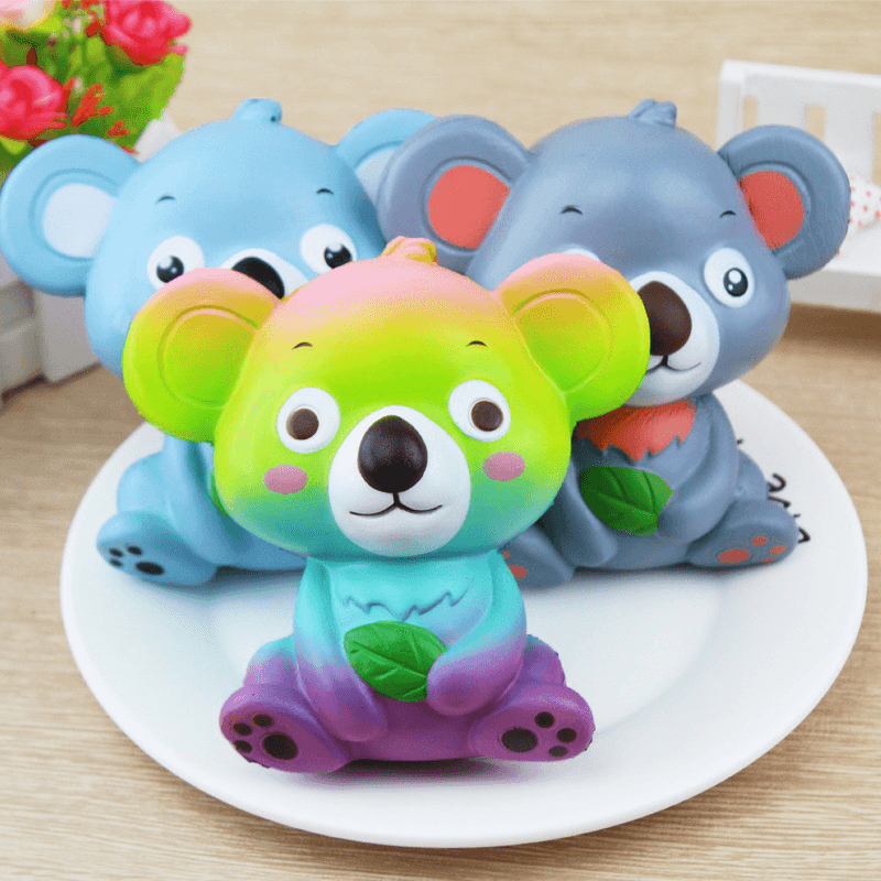 Simela Squishy Koala 12Cm Oso Colección Regalo Levantamiento lento Embalaje original Juguete de decoración suave