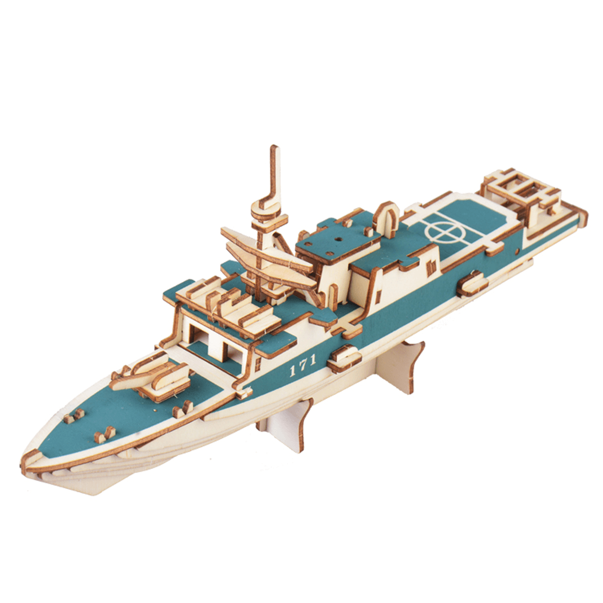 3D Woodcraft Montage Battleship Series Kit Puzzle Spielzeug Dekoration Modell für Kinder Geschenk