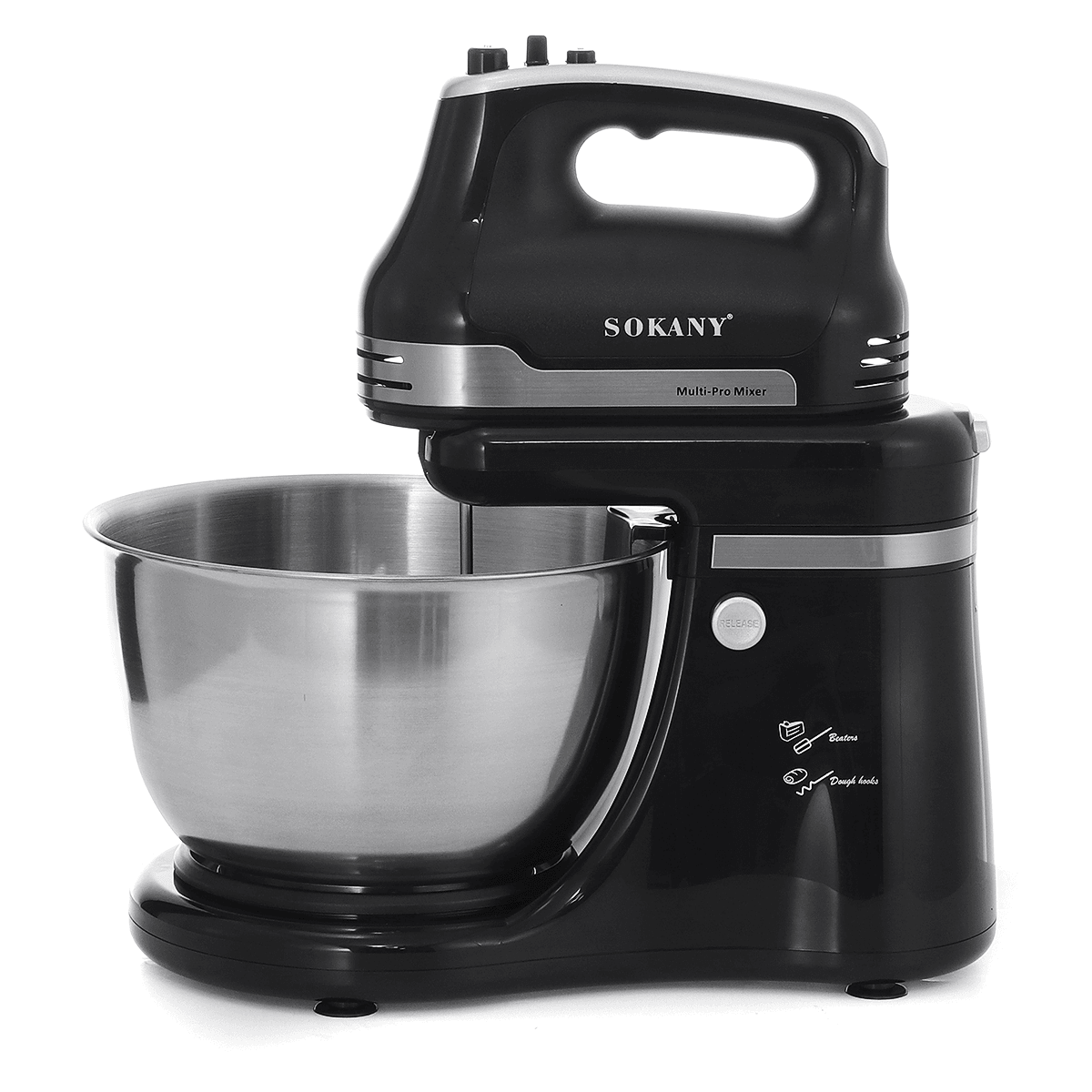 SOKANY Electric Stand Mixer Automatic Cream Dough Food Batter Beater Egg Blender