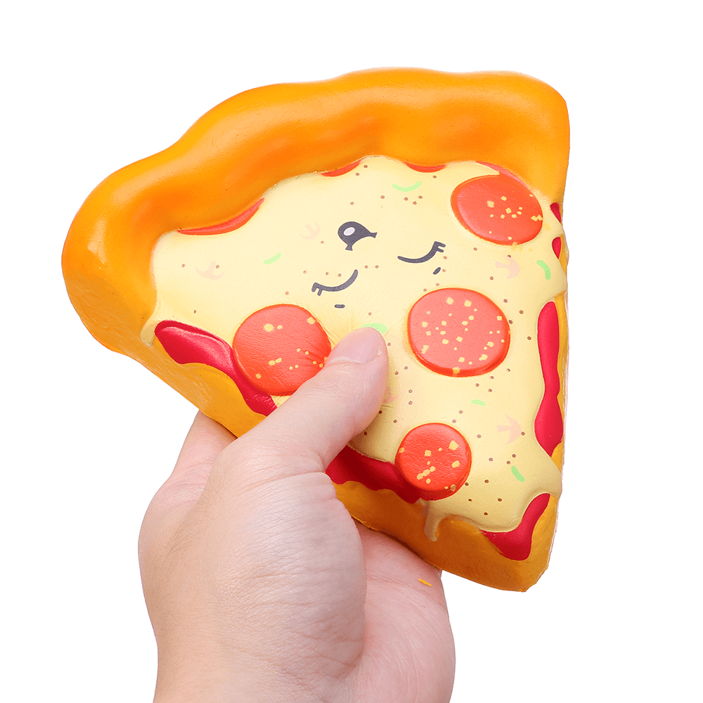 Kiibru Pizza Squishy 14.5 * 13.5 * 5Cm Juguete suave de crecimiento lento con embalaje original