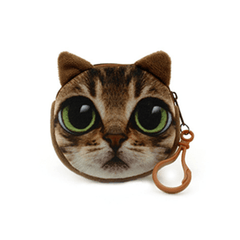 Niedliche Tierkatze, gefülltes Plüschtier, Handtasche, Kette, Puppenspielzeug, Geschenkkollektion