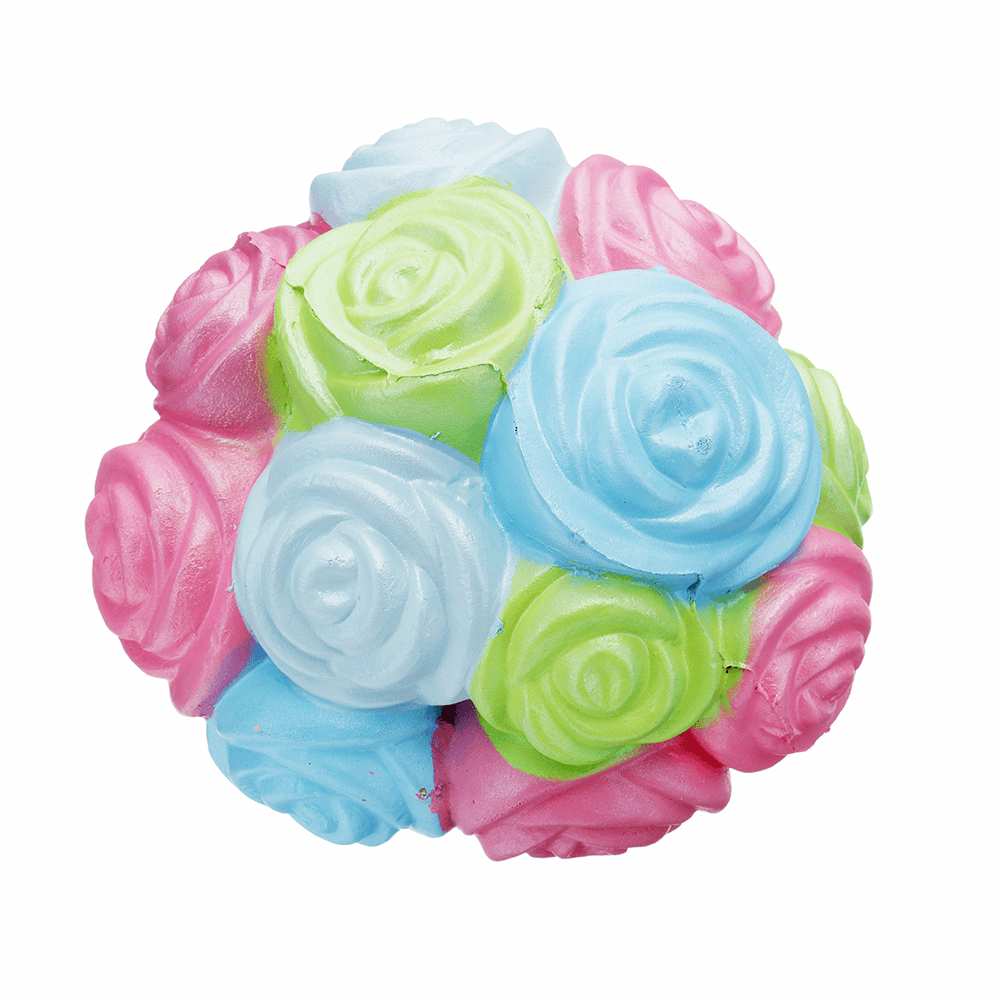 Jumbo Squishy Rose Flower 15*12Cm Slow Rising Toy Mother'S Day Gift Collection Decor with Packing Box