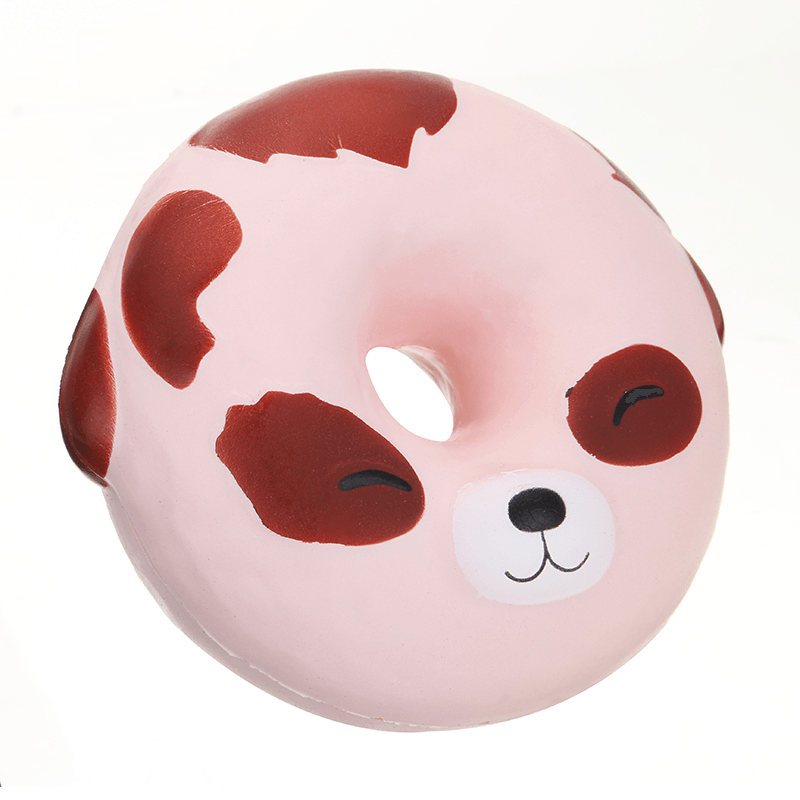 Yunxin Squishy Puppy Dog Donut 10Cm Scented Soft Slow Rising with Packaging Collection Gift Toy