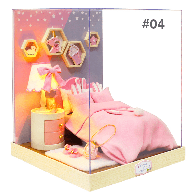 Cuteroom BT Corner of Happiness Series DIY Cabin Doll House Gift Collection Decoration