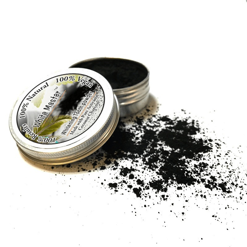 10G White Maste Activated Carbon Coconut Shell to Tartar Smoke Stain Teeth Whitening Powder