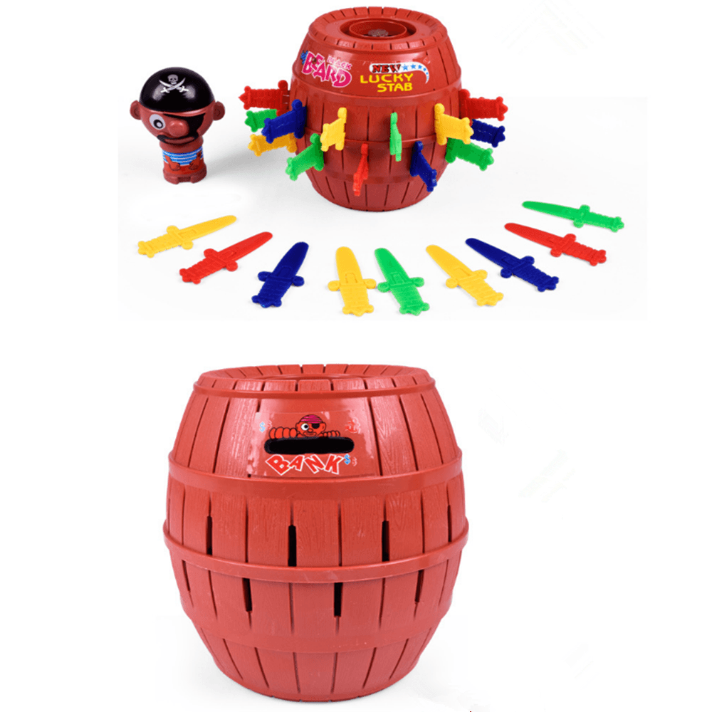 14Cm Pirate Bucket Game Spoof Tricky Toys Pastime Toys