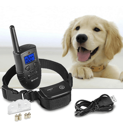 Digoo DG-PPT1 Mascota Perro Recargable Entrenador Impermeable Dejar de Ladrar Collares Collar de Entrenamiento de Perro Remoto