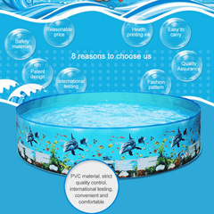 125/155/186/247Cm Retractable Inflatable Swimming Pool Large Family Summer Outdoor Play Party Supplies for Kids Adult