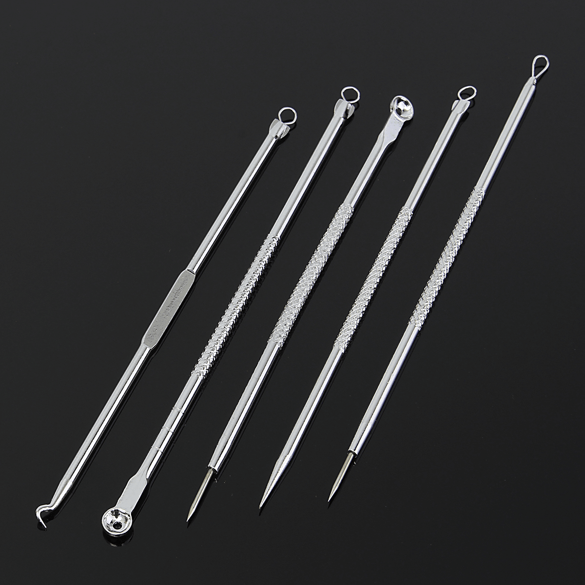 7 Set to Choose Stainless Silver Blackhead Extractor Remover Facial Care Tool Blemish Acne Pimple