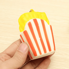 Squishy French Fries Patato Chips Duftspielzeug Handytaschenriemen Anhänger Dekor Geschenk