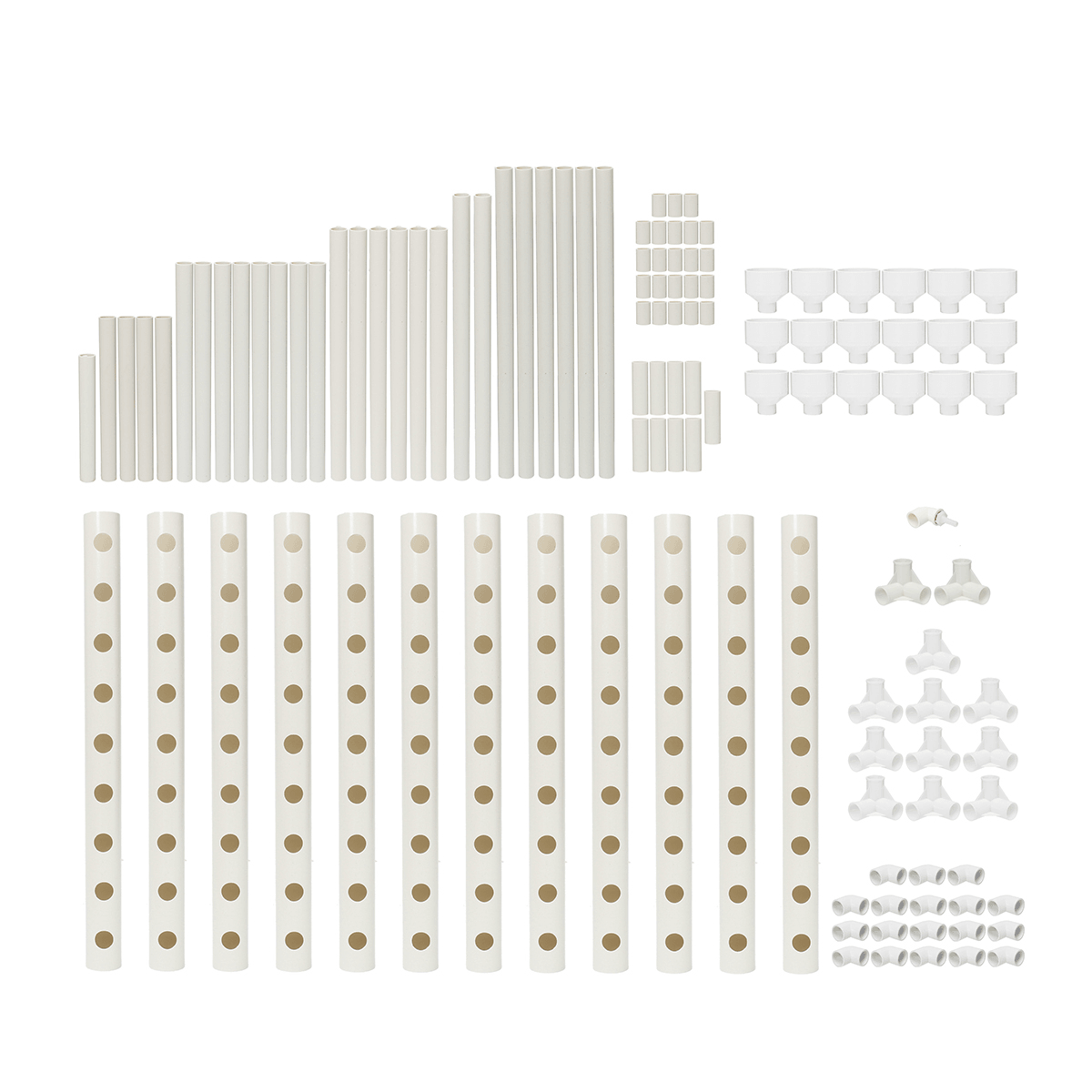 110-220V Hydroponic Grow Kit 108 Plant Sites 12 Pipes 3 Layers Garden Plant Vegetable Planting Water Culture Indoor Farming