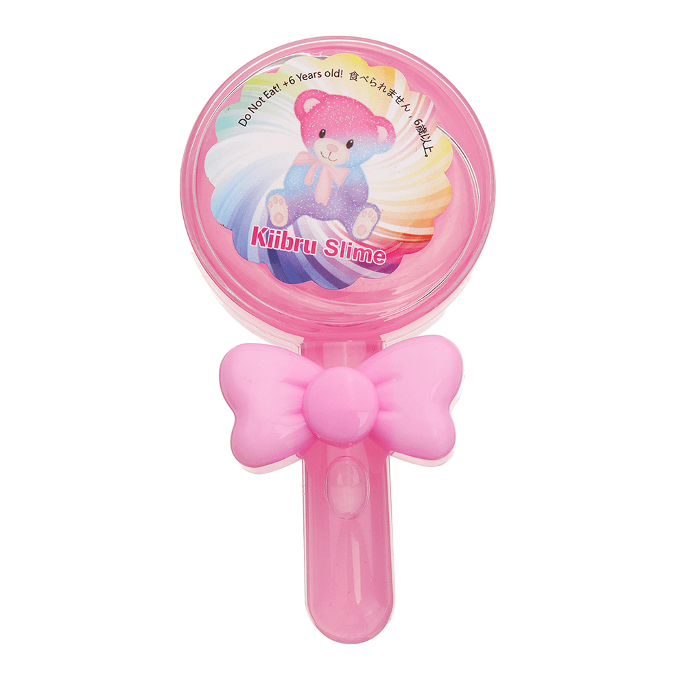 Kiibru Lollipop Slime 12.5*6.5*2.5CM Transparent Jelly Mud DIY Gift Toy Stress Reliever