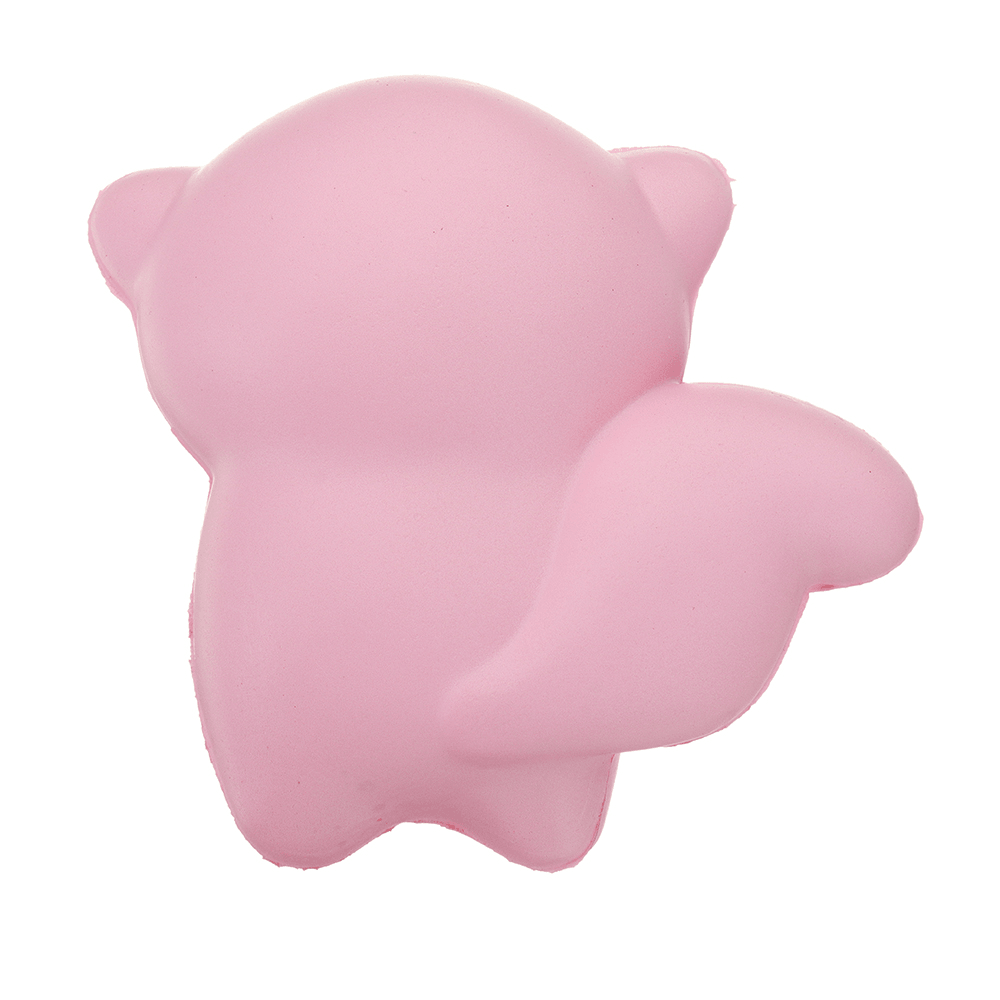 Tail Bear Squishy 10.5 * 11CM Levantamiento lento con empaque Colección Regalo Juguete suave