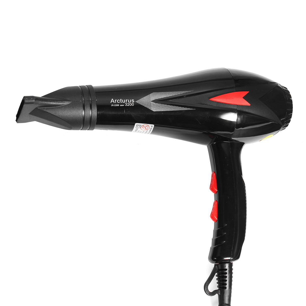 2200W Electric Hair Dryers Styling Tools Blow Low Noise Hair Salon with Nozzle