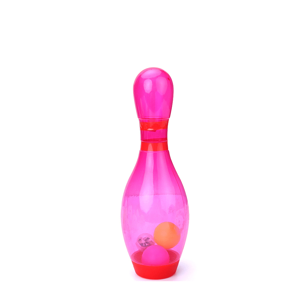 Children Plastic Funny Bowling Kindergarten Leisure Sports Entertainment Bowling Set Puzzle Toy with Sound & Lights