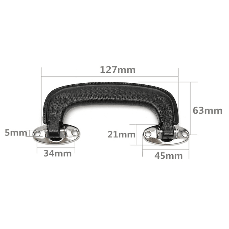 127MM Plastic Black Suitcase Luggage Case Handle Grip Replacement Parts