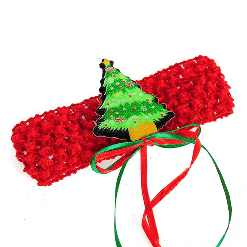 Cute Women Christmas Elastic Headbrands Xmas Hair Accessories Party Decoration