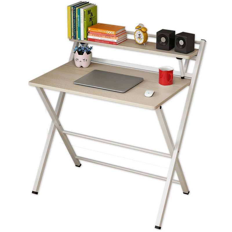 83.5/100Cm Folding Computer Desk Free Installation Home Office Laptop Table Writing Table save Space for Students Study Adult Work