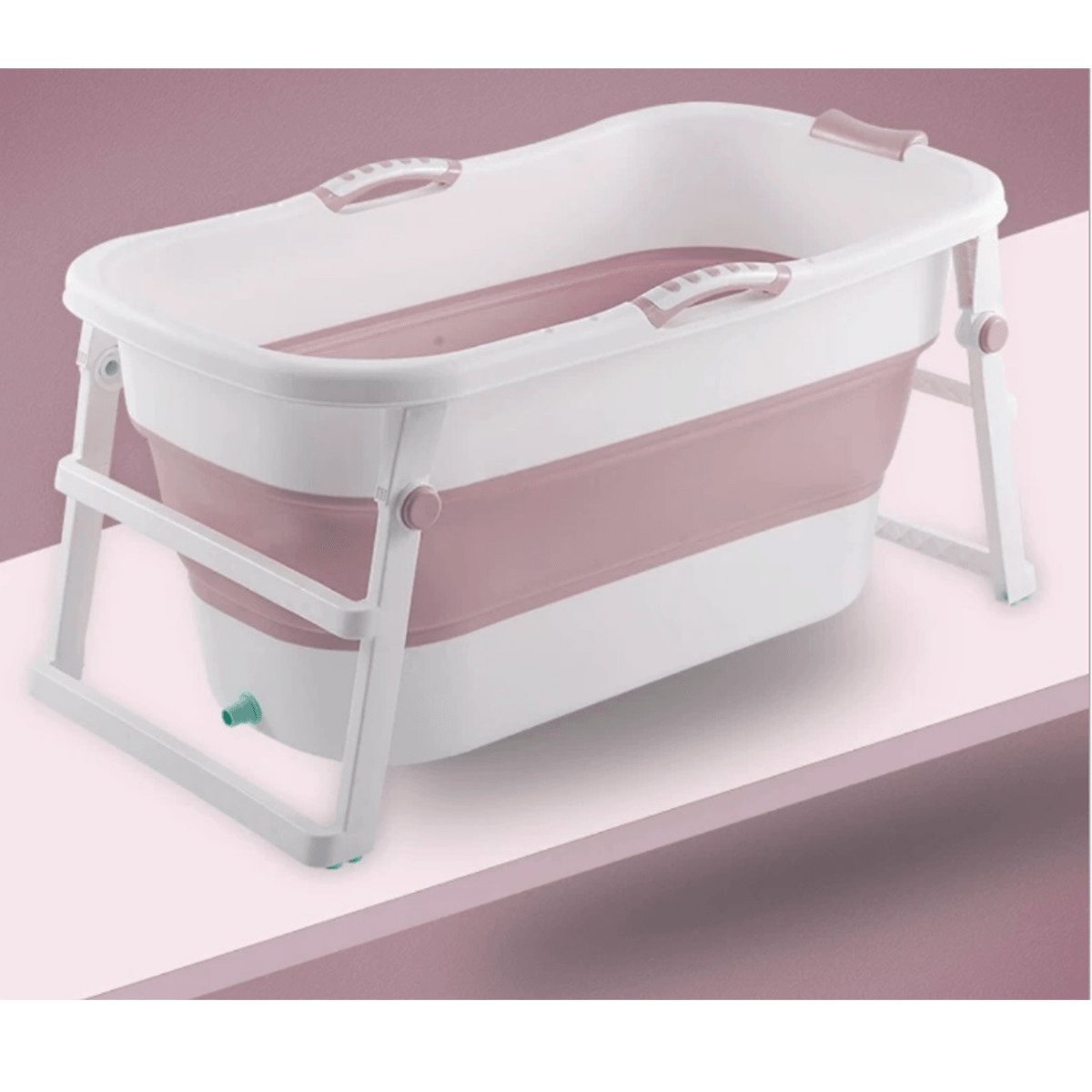 107 x 59 x 53 cm, zusammenklappbare Badewanne, tragbares Badezimmer, große Kapazität, PVC-Badewanne, Whirlpool