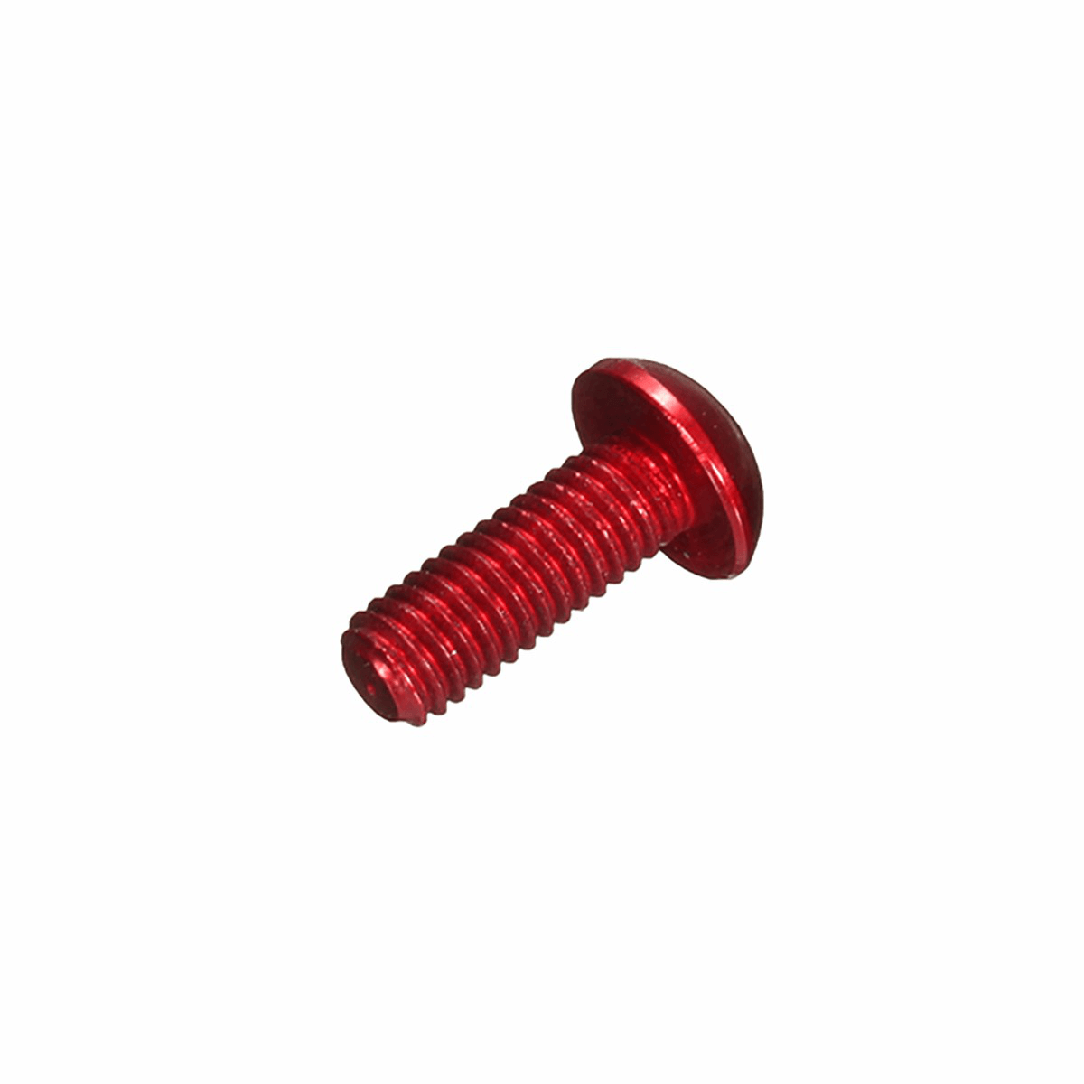 Suleve™ M3AH6 10Pcs M3×8Mm Hex Socket Screws round Head Cap Screws 7075 Aluminum Alloy