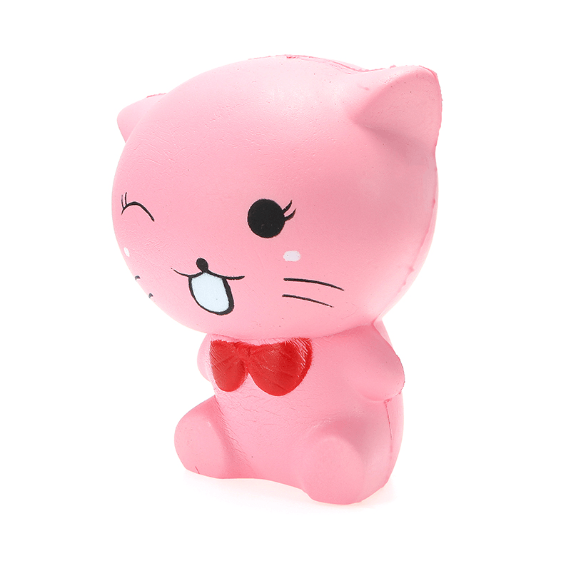 Squishy Cat Kitten 12Cm Soft Slow Rising Animals Cartoon Collection Gift Decor Toy