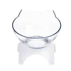 Cat Pet Bowl Elevated 15° Tilt Food Bowls Tilt Mouth Cervical Spine Protection Bowl