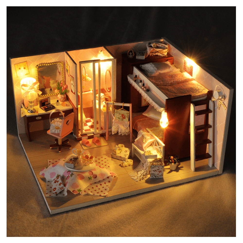 TIANYU DIY Doll House TW34 Reproduction Youth Series Handmade Model Wooden Creative Educational Toy Gift