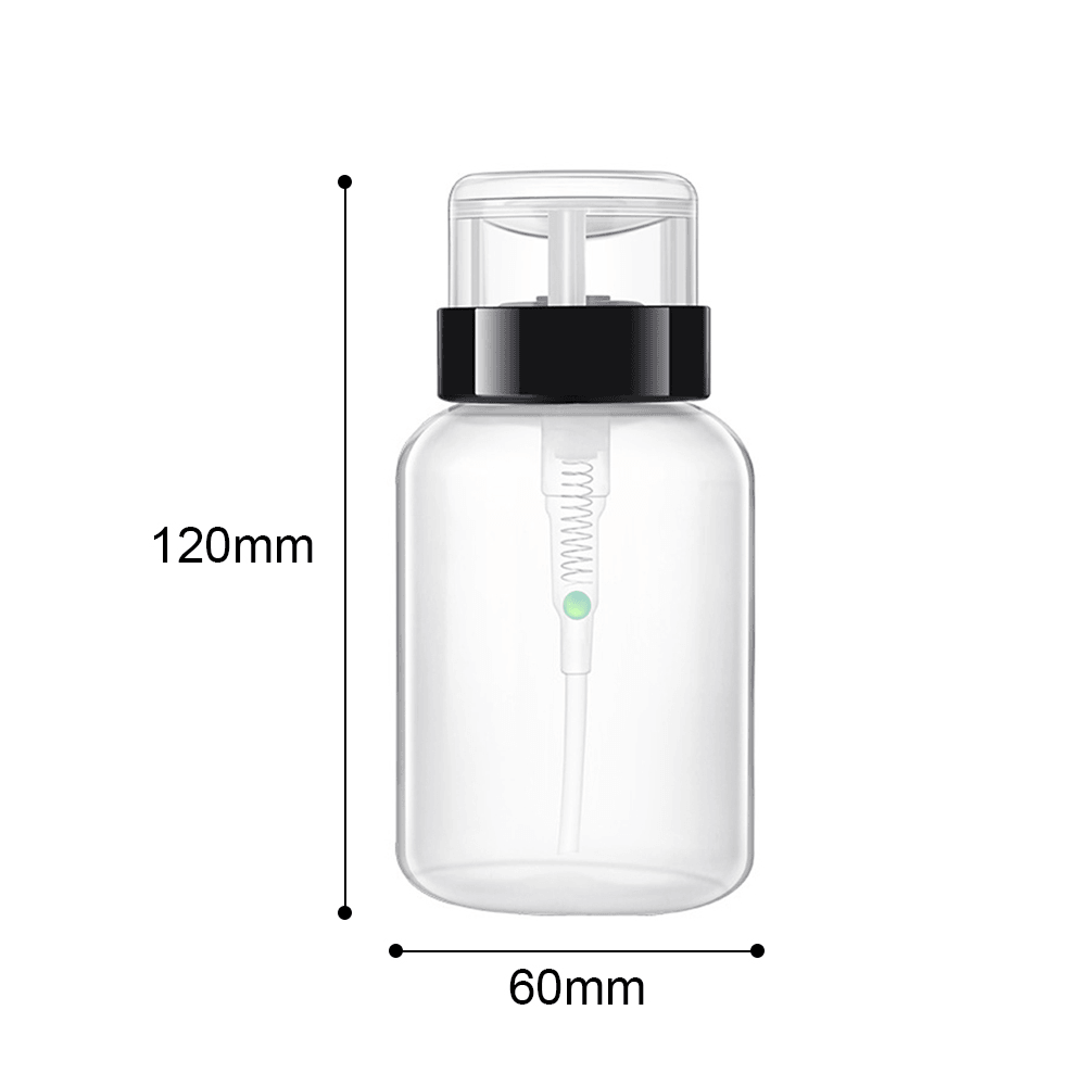 1Pcs 200Ml Leere Kunststoff Nachfüllbare Flaschen Nagellack Entferner Alkohol Flüssigkeit Drücken Pump Dispenser Flasche Nail art UV gel Reiniger