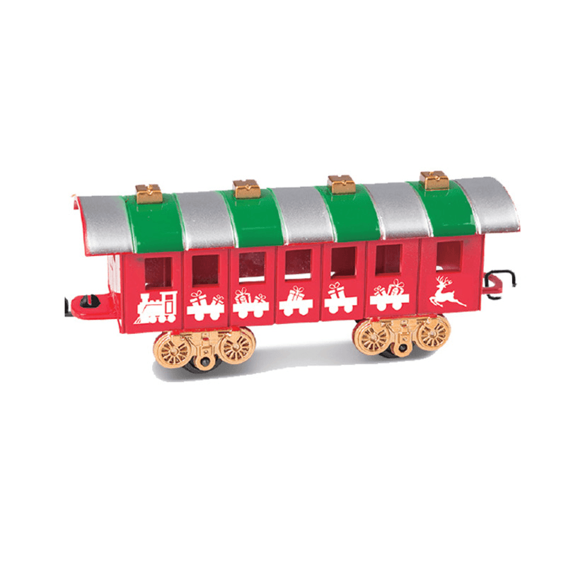 Christmas Train Track Toys Electric Stitching Train Track with Light and Music Effect