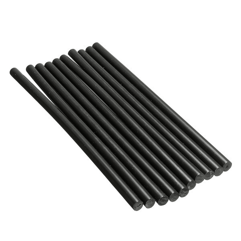 10Pcs 11Mm×200Mm Black Hot Melt Glue Crafting Models Repair Sticks