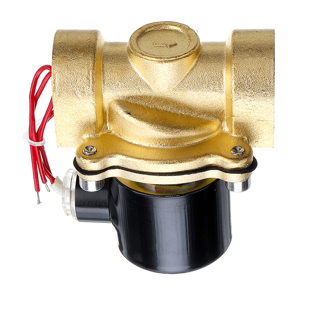 1/2 3/4 1 Inch 110V Electric Solenoid Valve Pneumatic Valve for Water Air Gas Brass Valve Air Valves